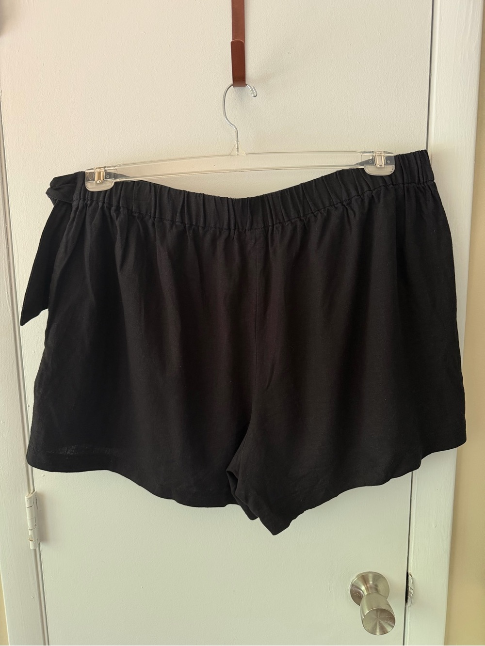 Old Navy High-Waisted Side-Tie Linen-Blend Skort - Picture 5 of 6